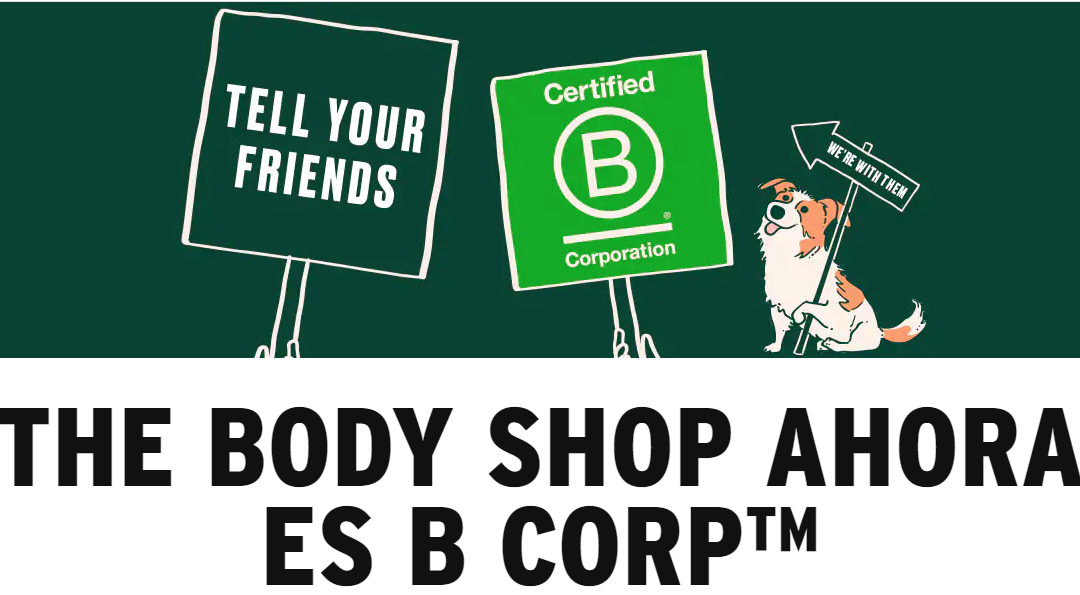 The Body Shop (Natura) Obtiene el Sello B Corp™